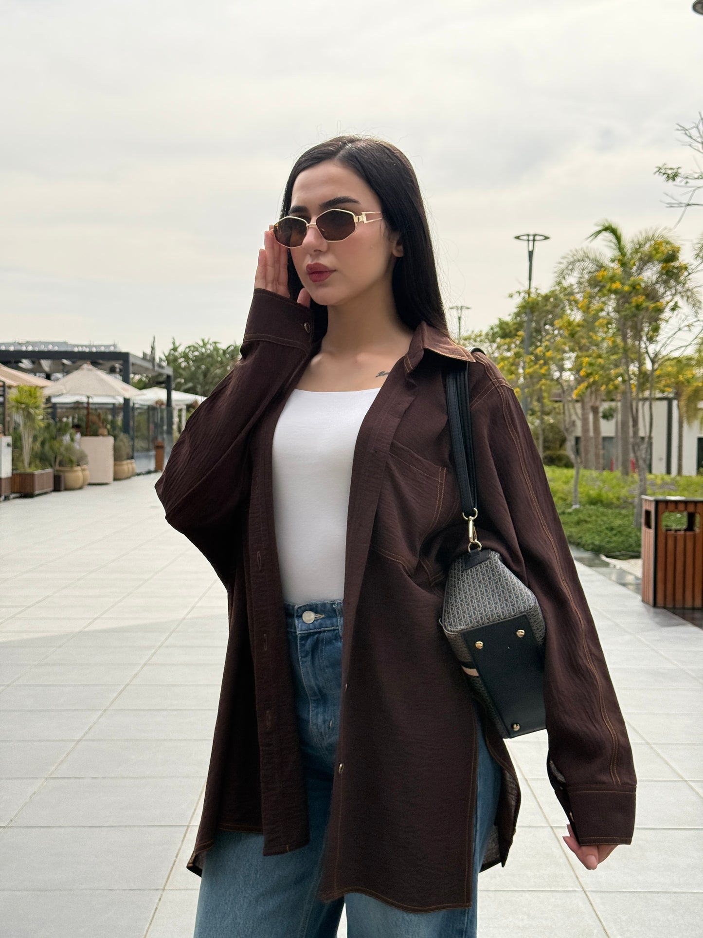 Loose-fit C.Y Blouse