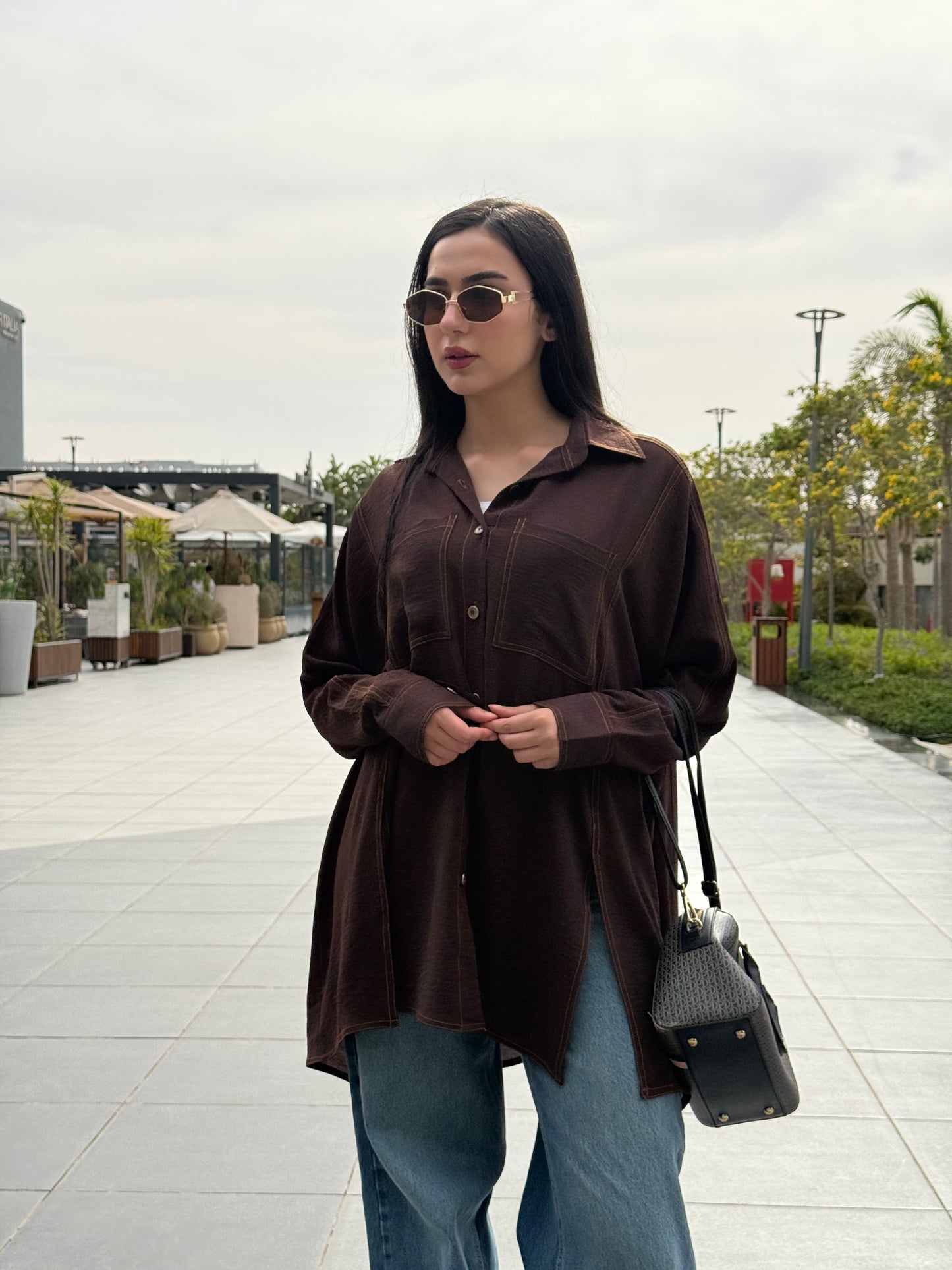 Loose-fit C.Y Blouse