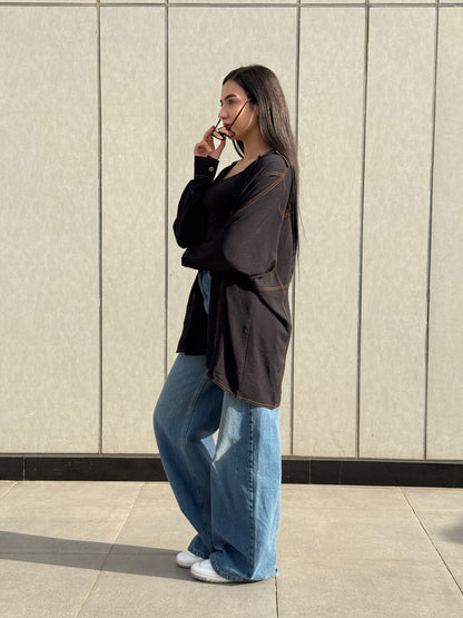 Loose-fit C.Y Blouse