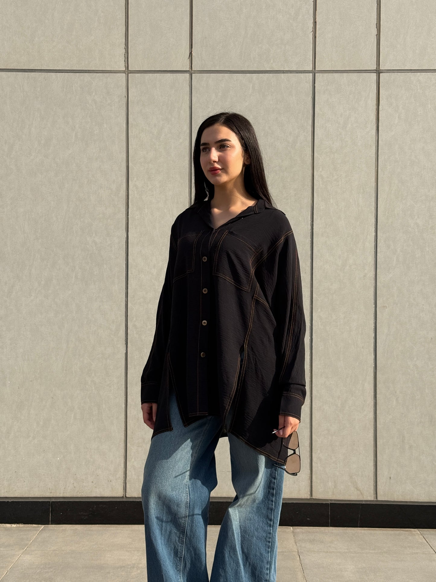 Loose-fit C.Y Blouse