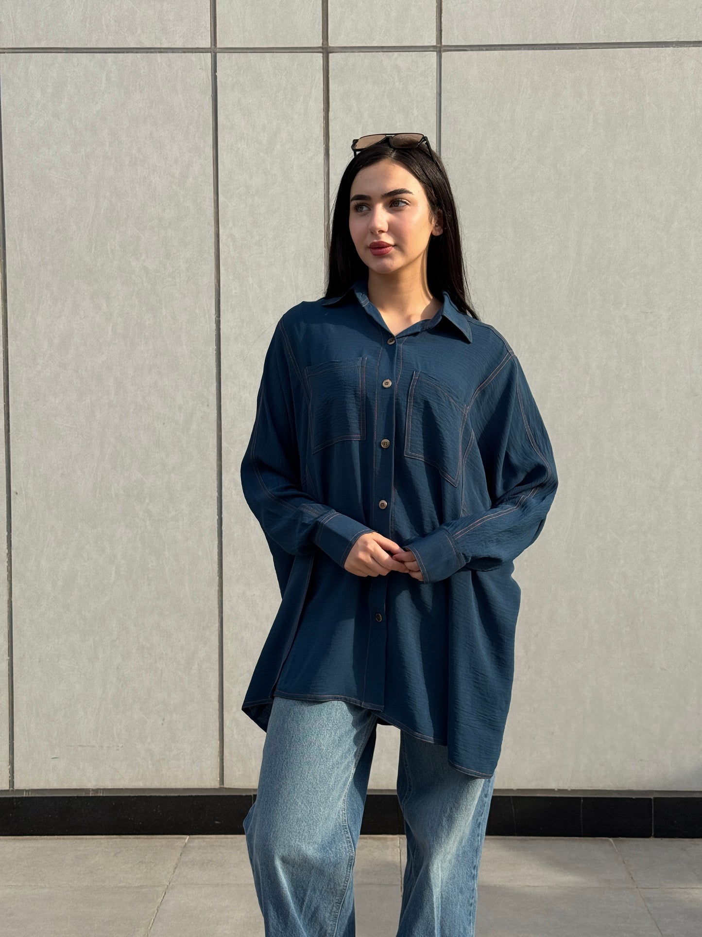 Loose-fit C.Y Blouse