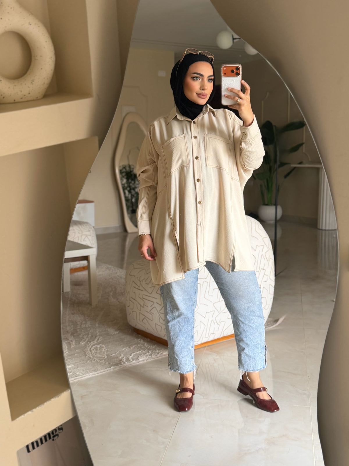 Loose-fit C.Y Blouse