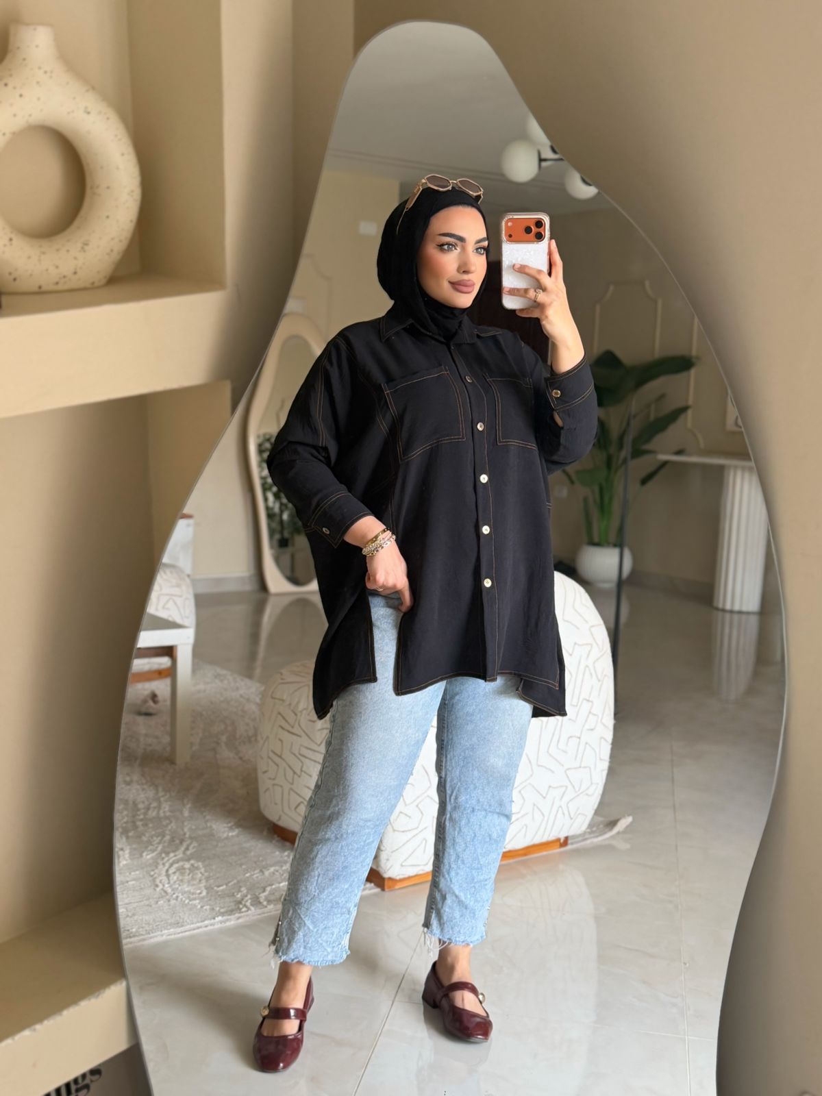 Loose-fit C.Y Blouse