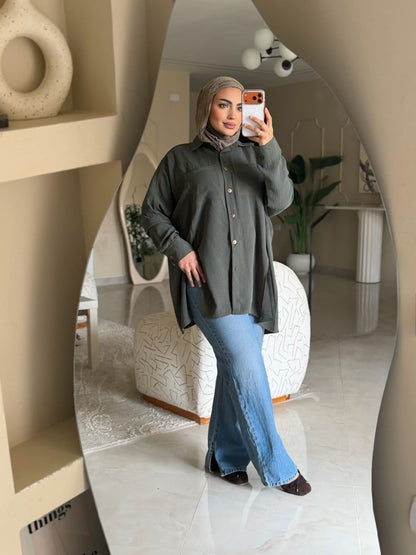 Loose-fit C.Y Blouse
