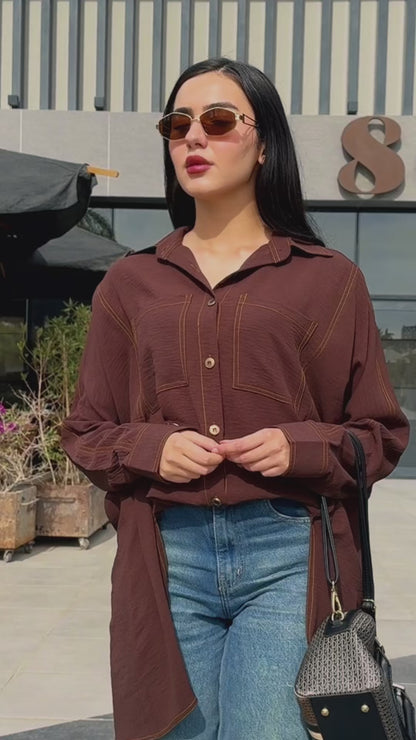 Loose-fit C.Y Blouse